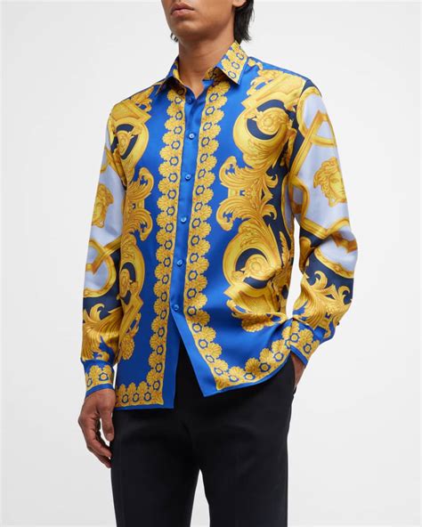 versace shirt men's baroque.